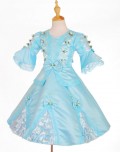 Victoriansk kjolen Lysebl gl