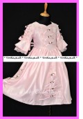 Victoriansk kjole Ny lyserød
